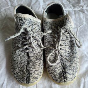 White Knit Shoes